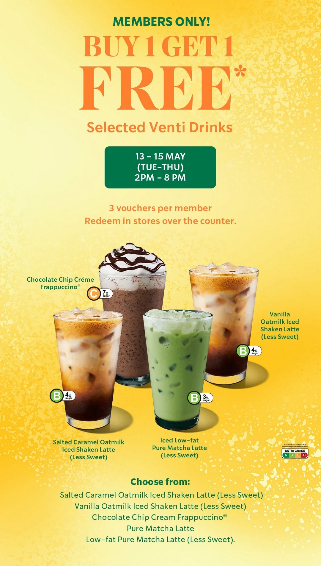 13 15 May 2025 Starbucks Singapore 1 for 1 Venti Drinks Promotion At Selected Outlets SG EverydayOnSales