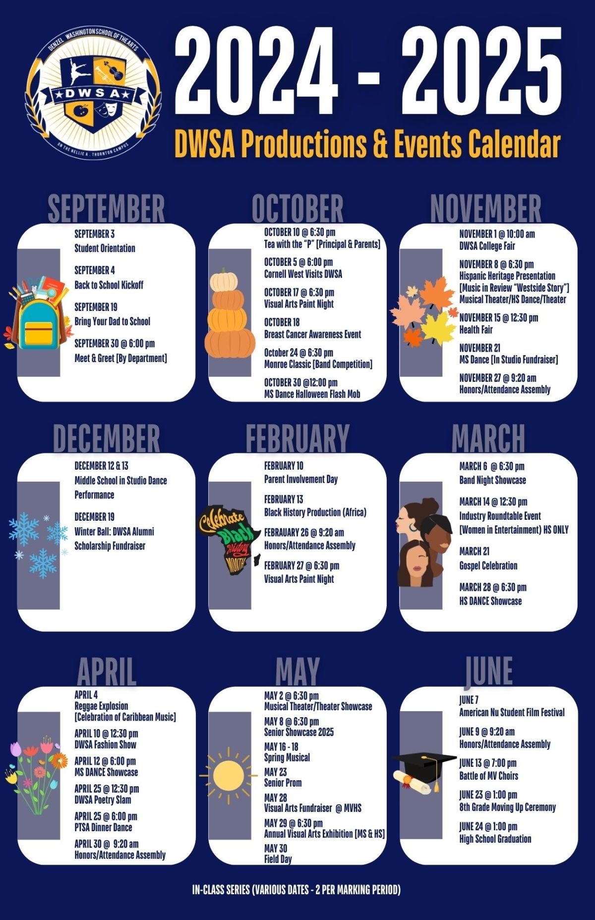 2024 2025 DWSA PRODUCTIONS U0026 EVENTS CALENDAR News Details