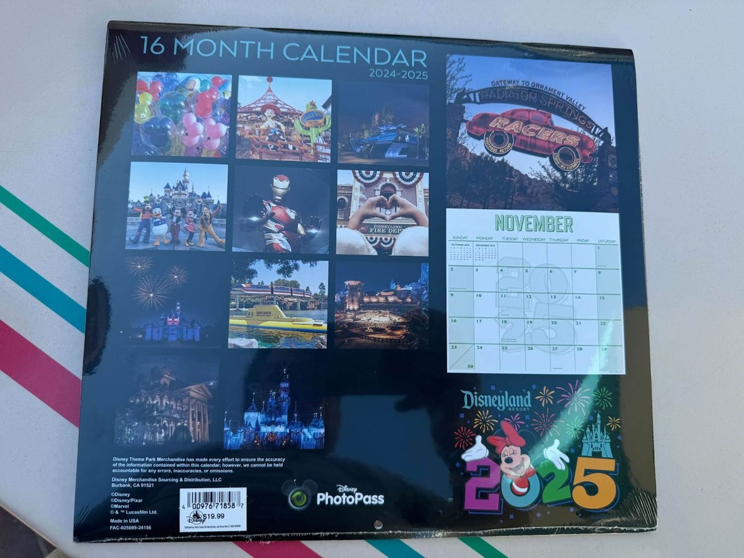 Disneyland Calendar September 2025
