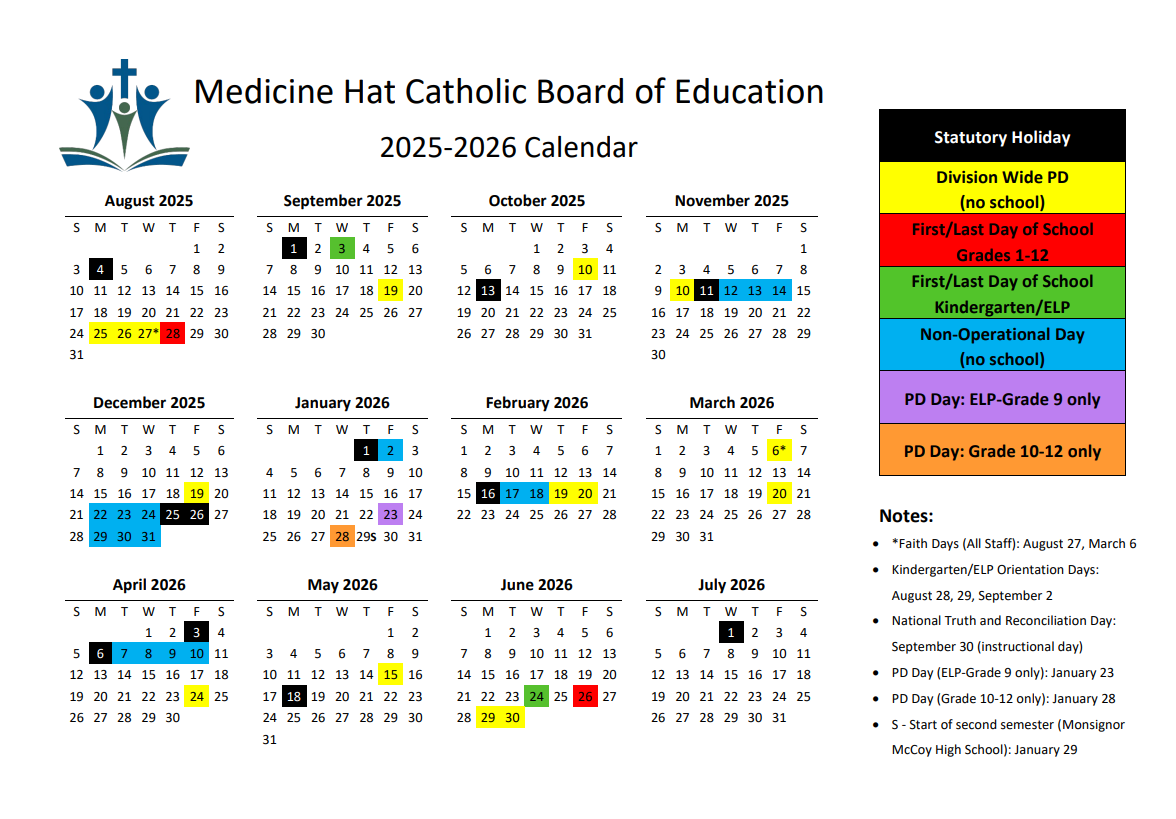 Catholic Calendar August 2025