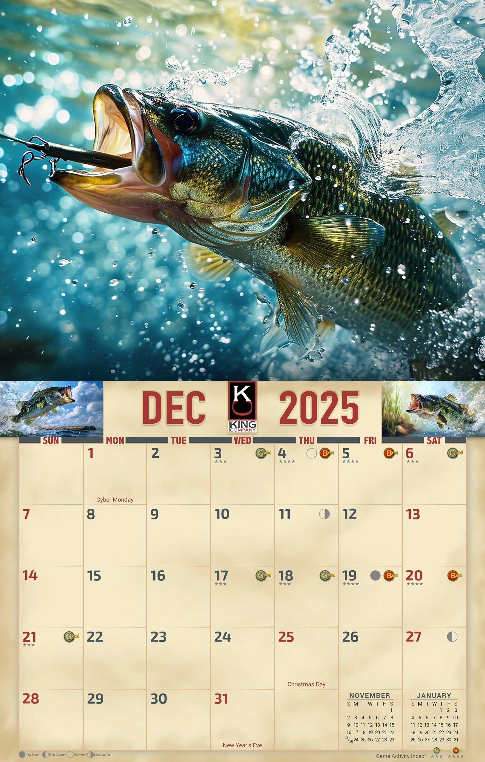 Fishing Calendar September 2025
