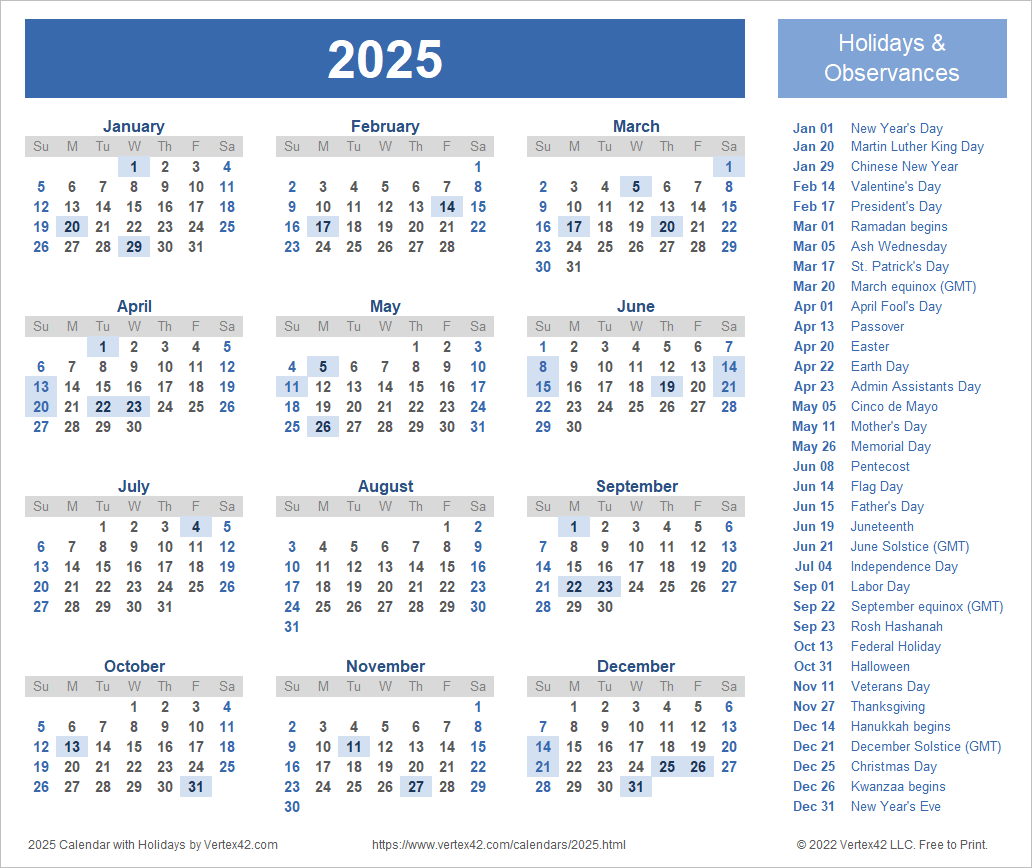 June 2025 Calendar Printable Excel