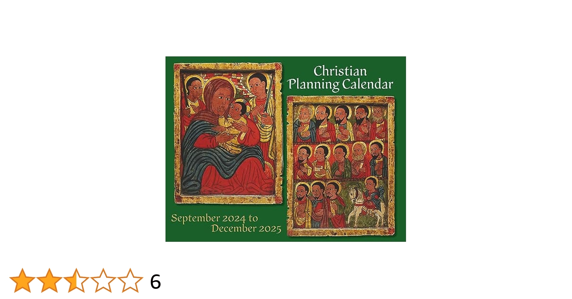 2025 Christian Planning Calendar September 2024 Through December 2025
