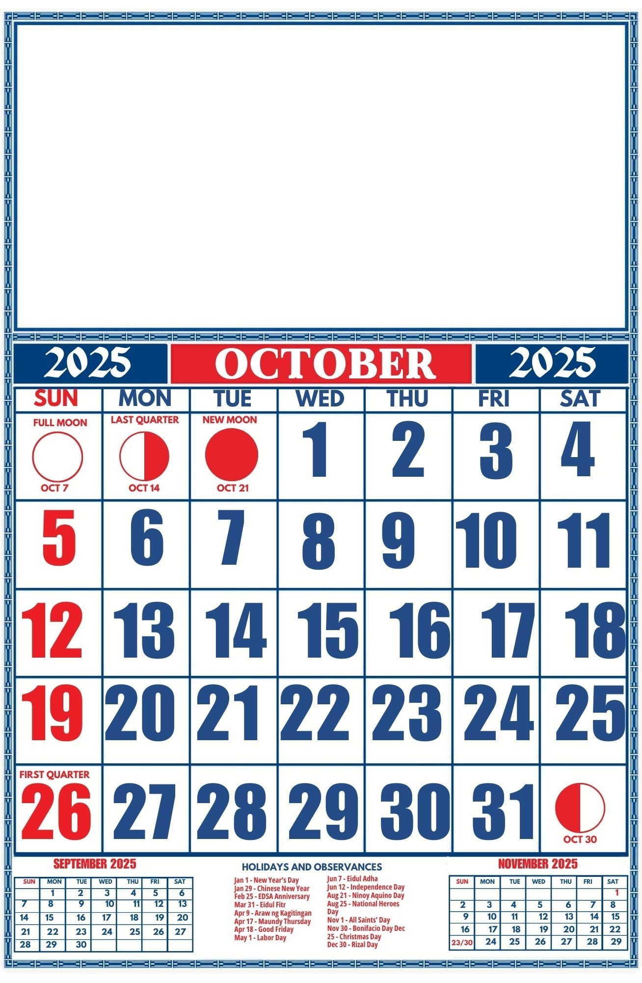 2025 Commercial Calendar By Jennysolana work Raket PH