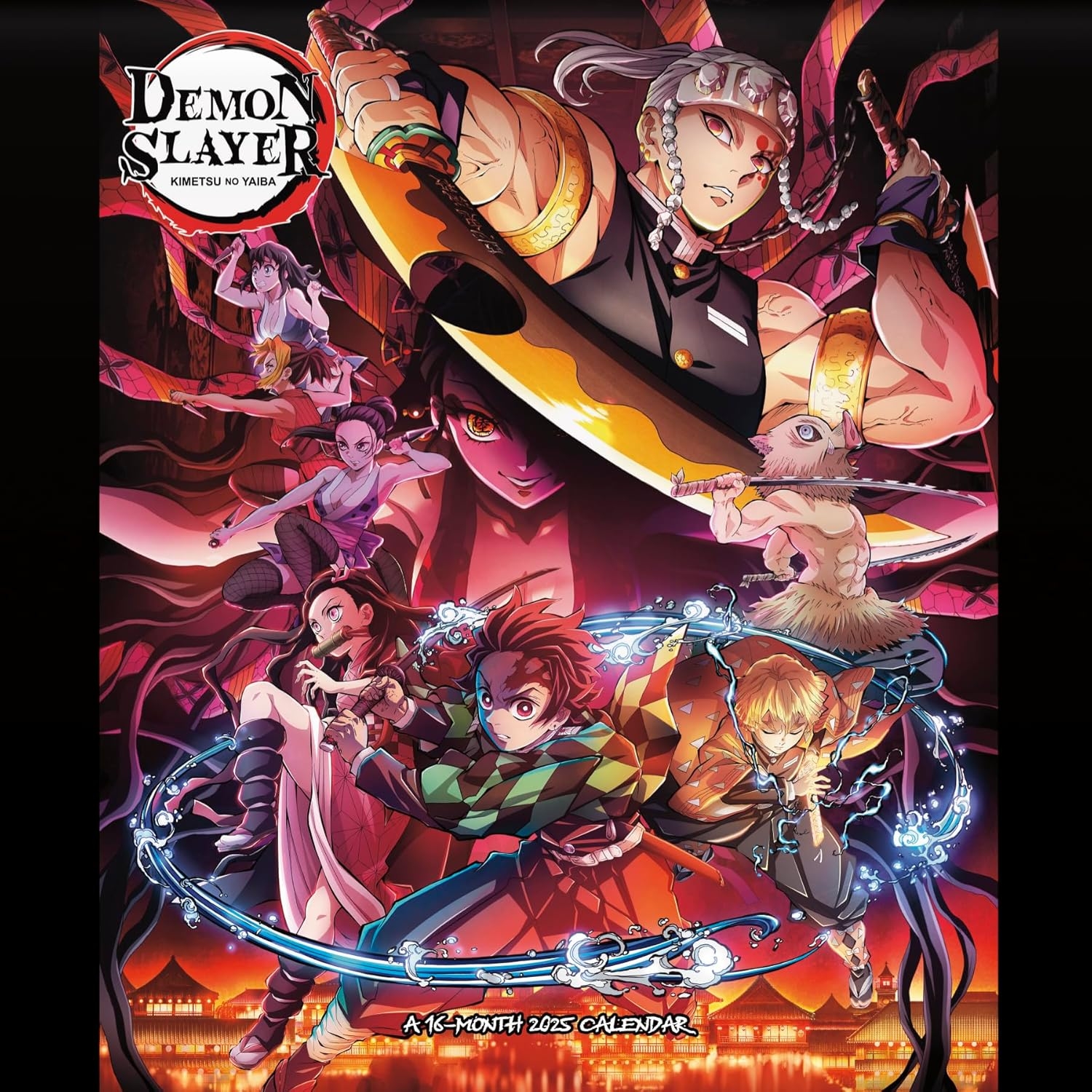 2025 Demon Slayer Wall Calendar Calendar Wall Calendar August 1 2024