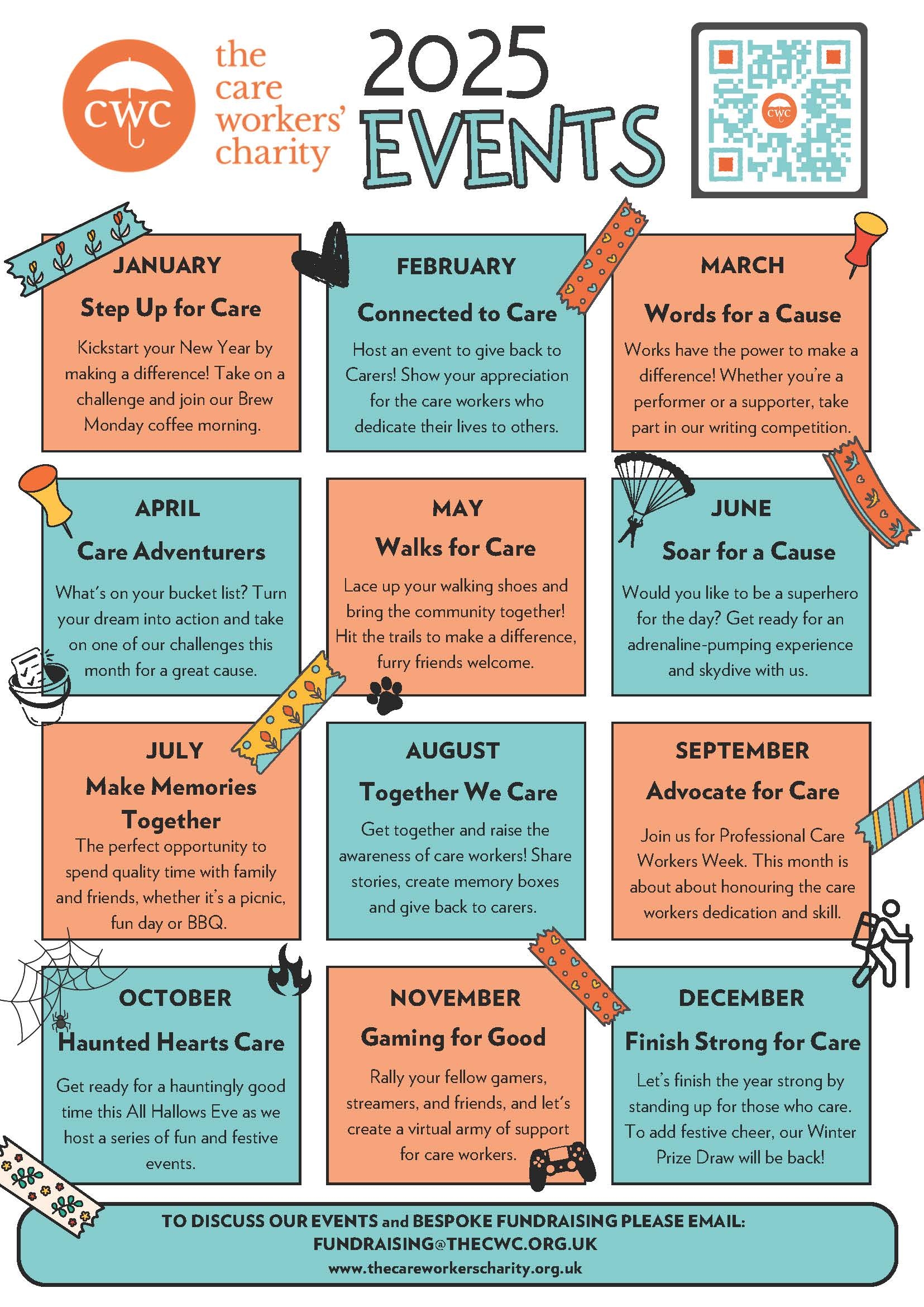 August 2025 Activity Calendar
