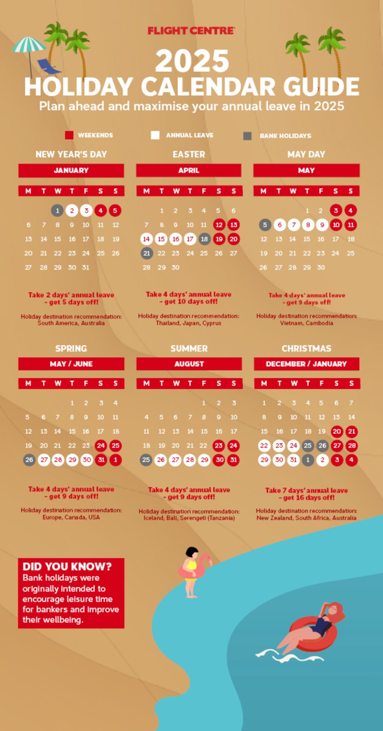 August 2025 Bank Holiday Calendar