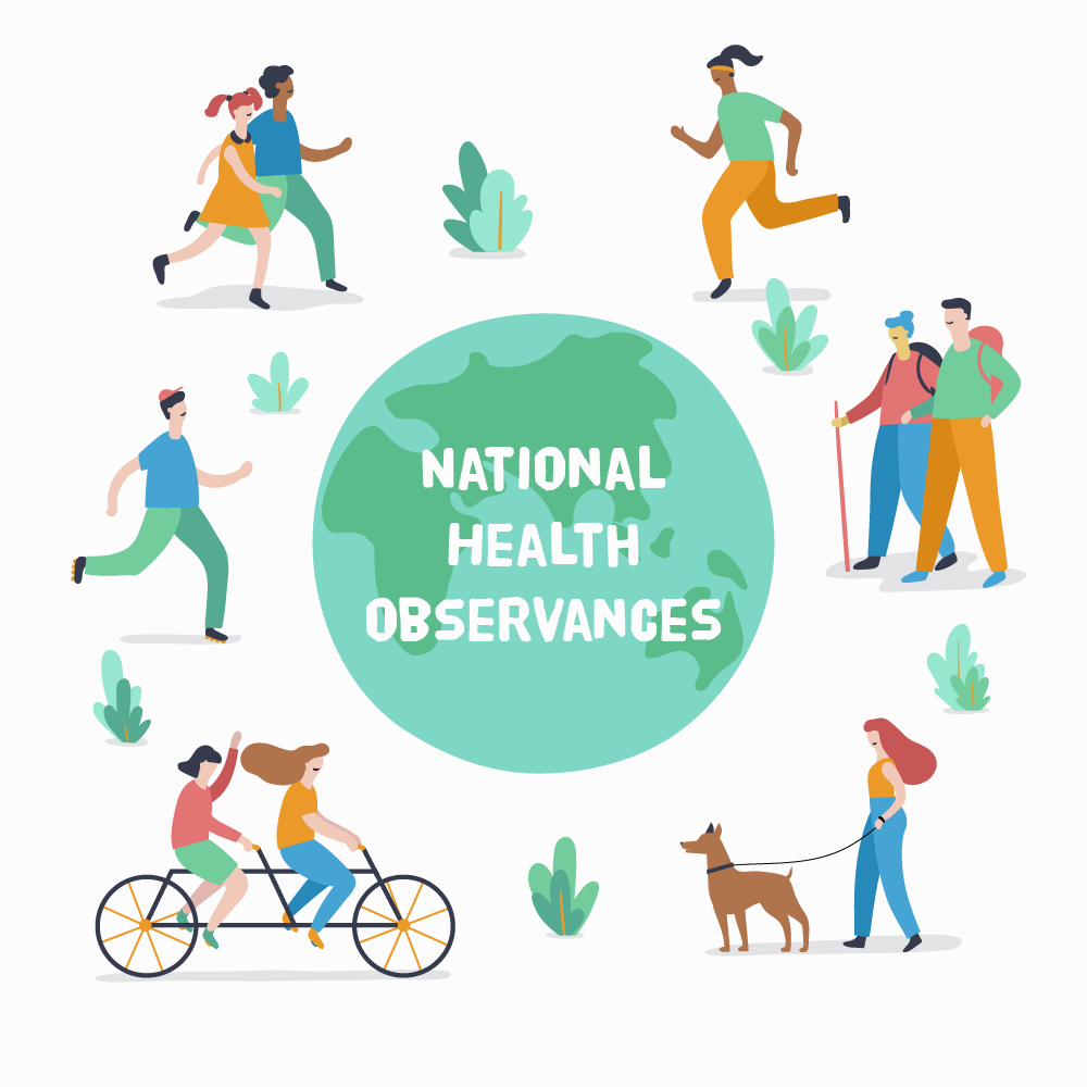 2025 National Health Observances Calendar Wellable