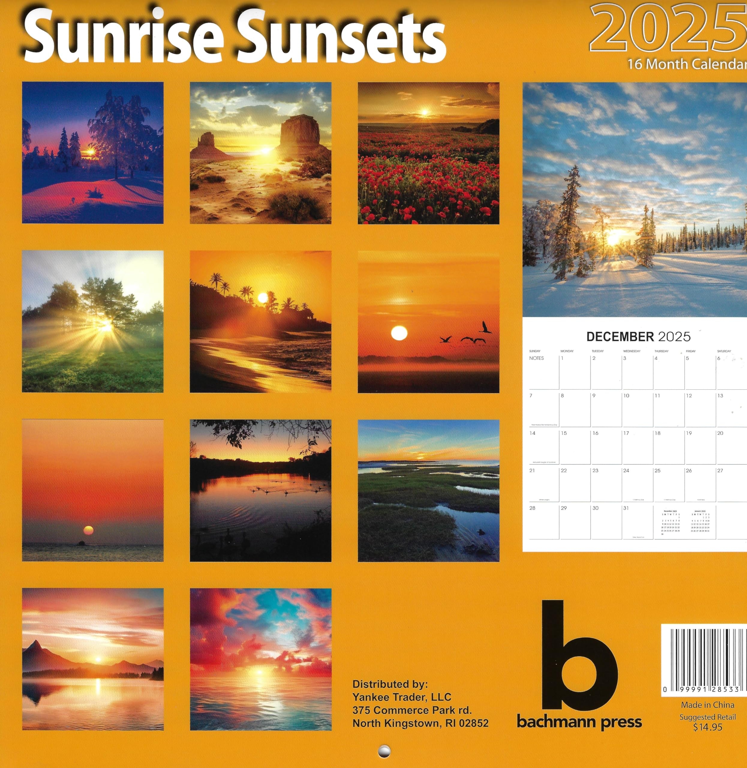 2025 Sunrise Sunsets Full Size Wall Calendar For Planning Scheduling And Organizing Amazon co uk Stationery U0026 Office Supplies