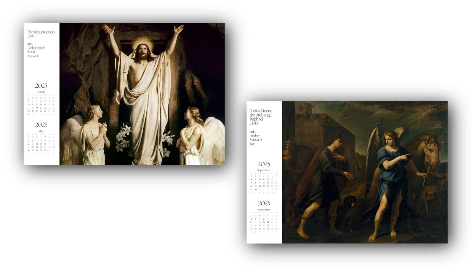 2025 Traditional Catholic Calendar Pre 1955 Archangel Gifts