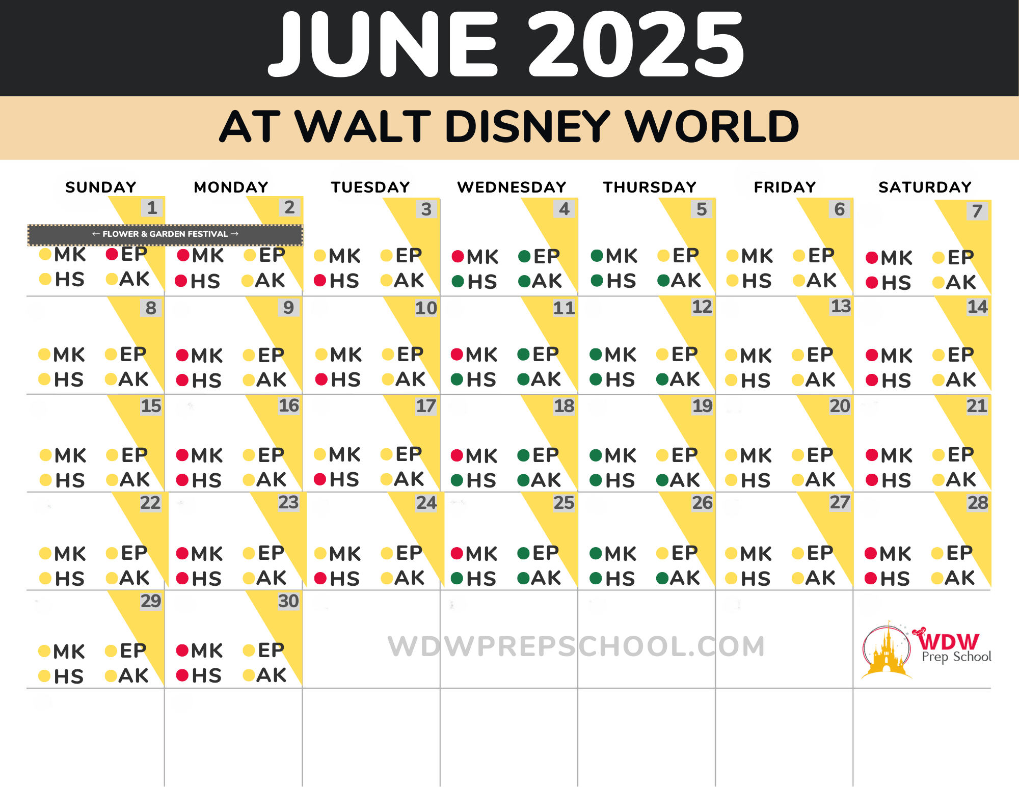 Crowd Calendar September 2025
