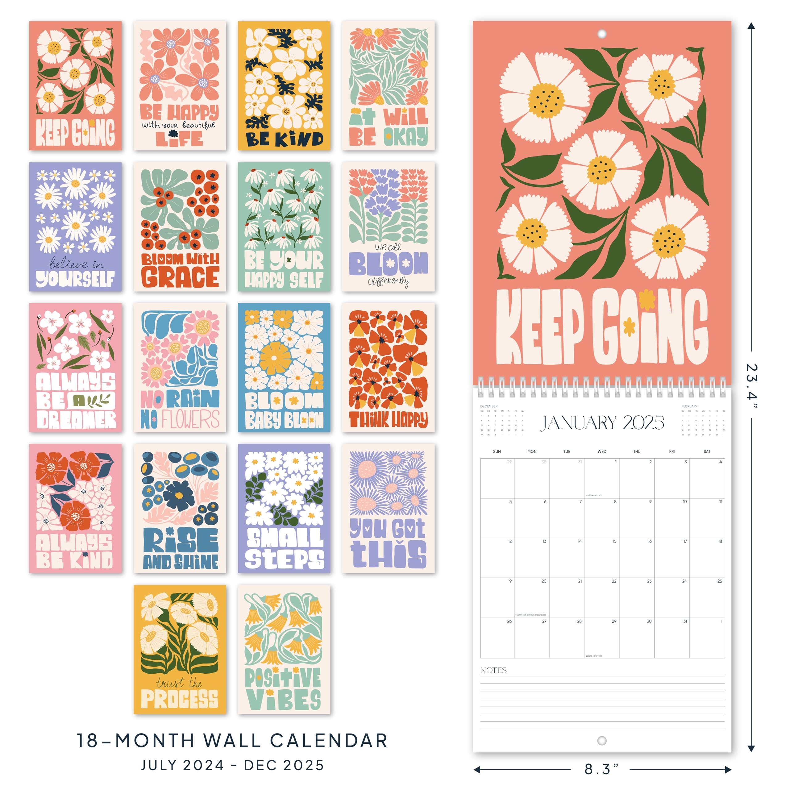 Vertical December 2025 Calendar
