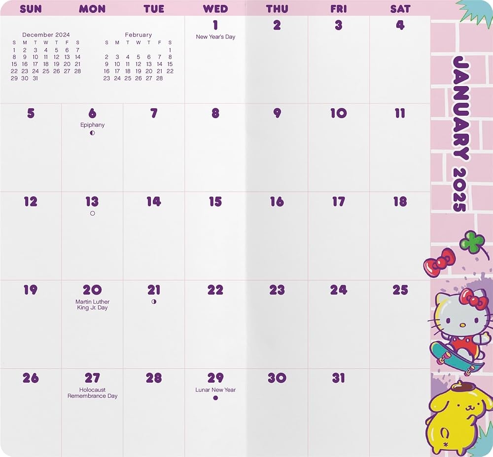 Hello Kitty Calendar October 2025