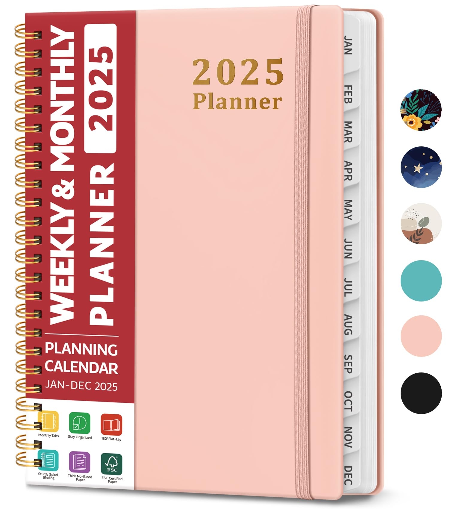 Amazon 2025 Planner Weekly And Monthly Planner Spiral 