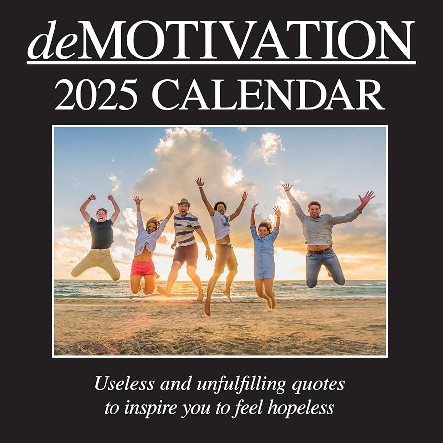 Amazon 2025 Square Wall Calendar Demotivation 16 Month 