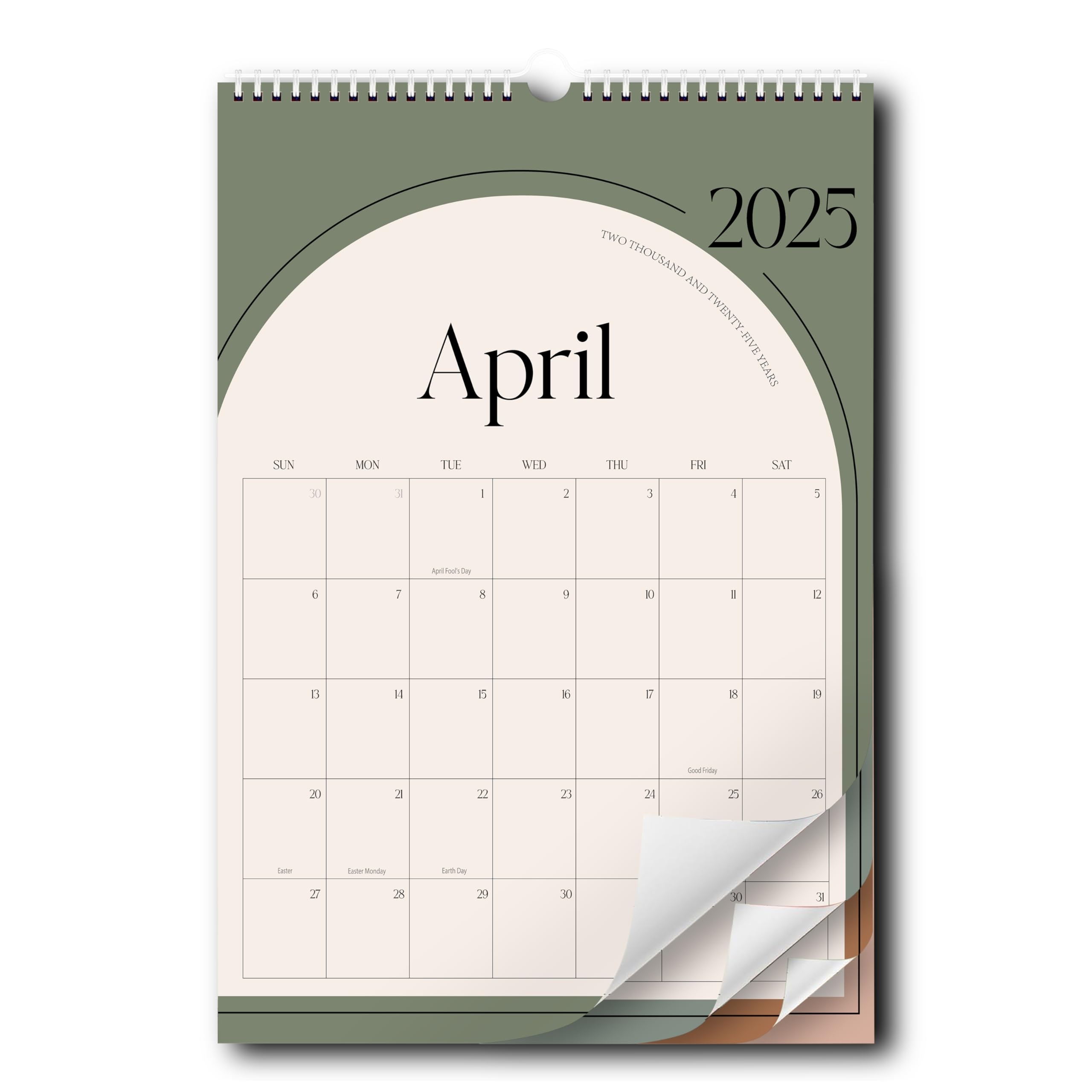 Amazon Aesthetic Wall Calendar 2025 12 Monthly Vertical 
