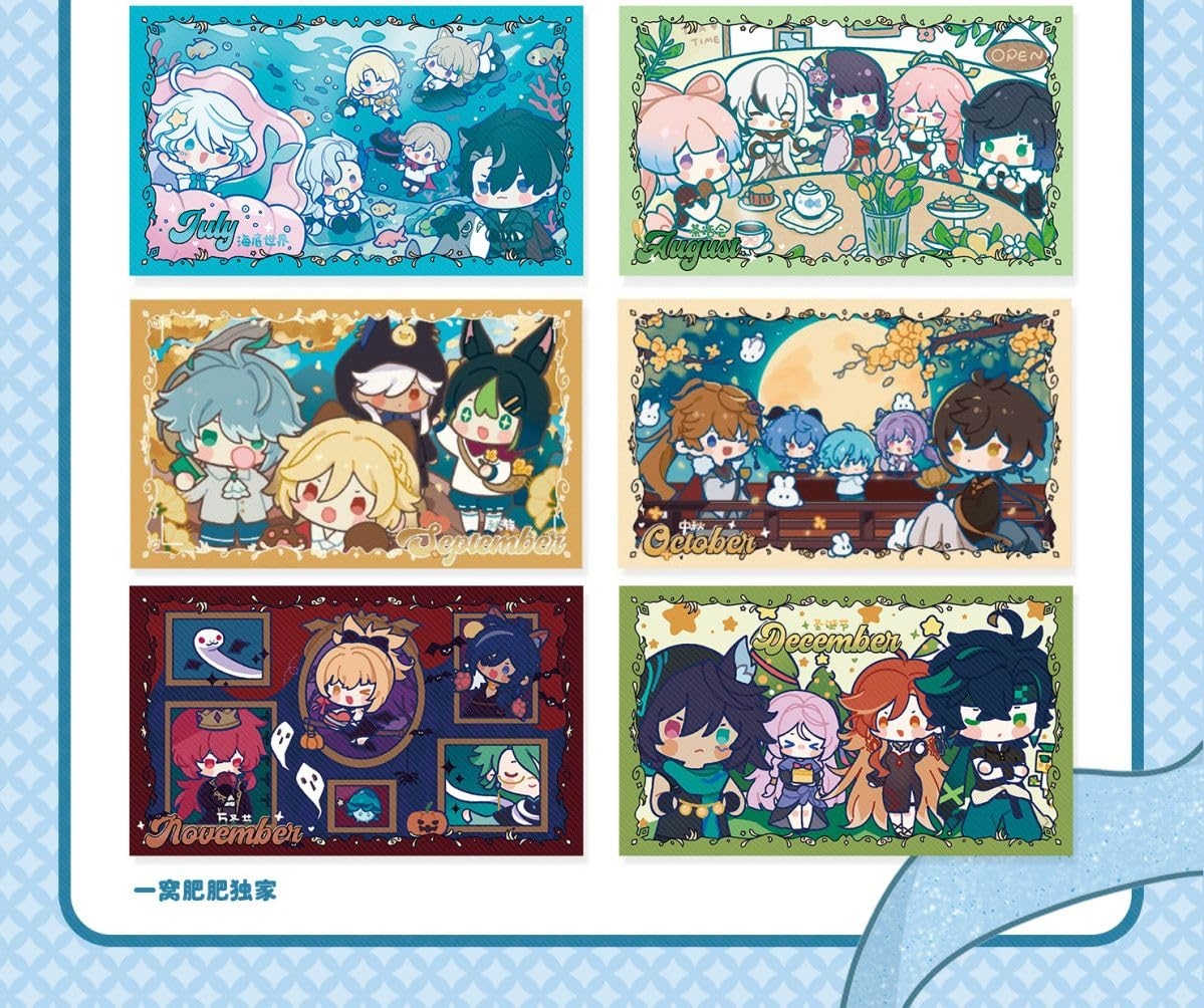 Amazon Game Genshin Impact Desk Calendar 2025 From January 