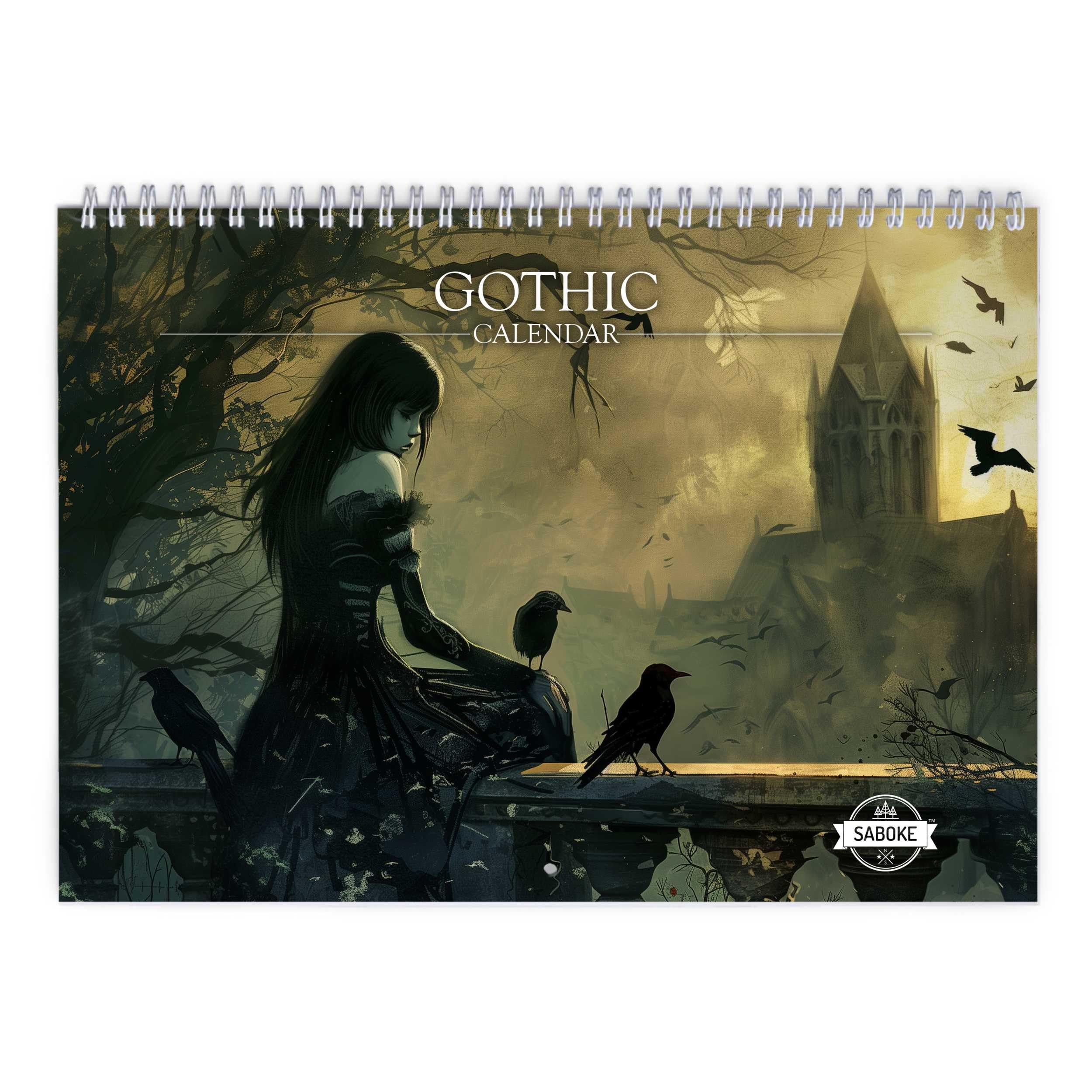 Amazon Generic Gothic 2025 Wall Calendar Office Products