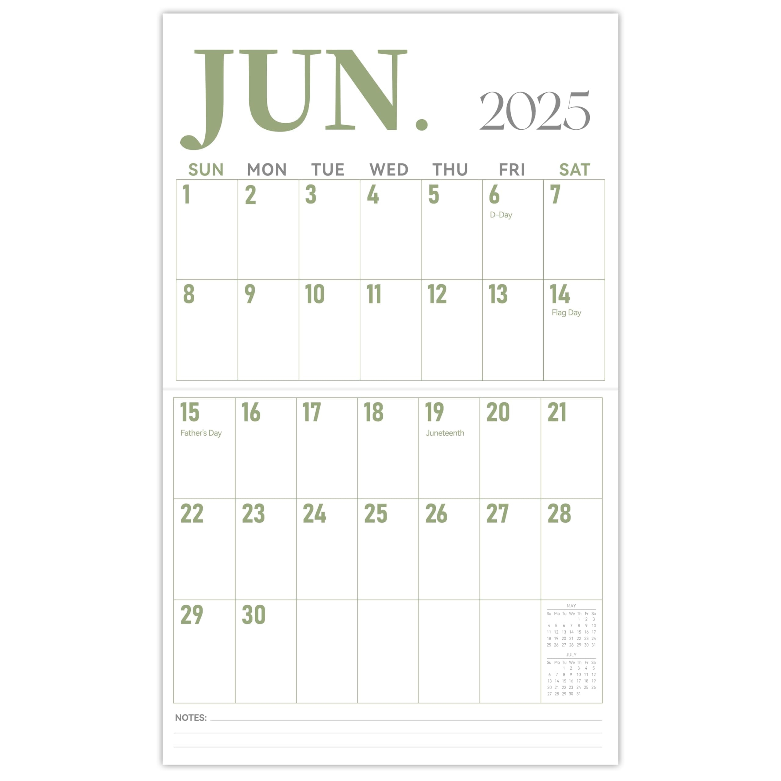 Amazon GuassLee Wall Calendar 2025 2026 Large 23