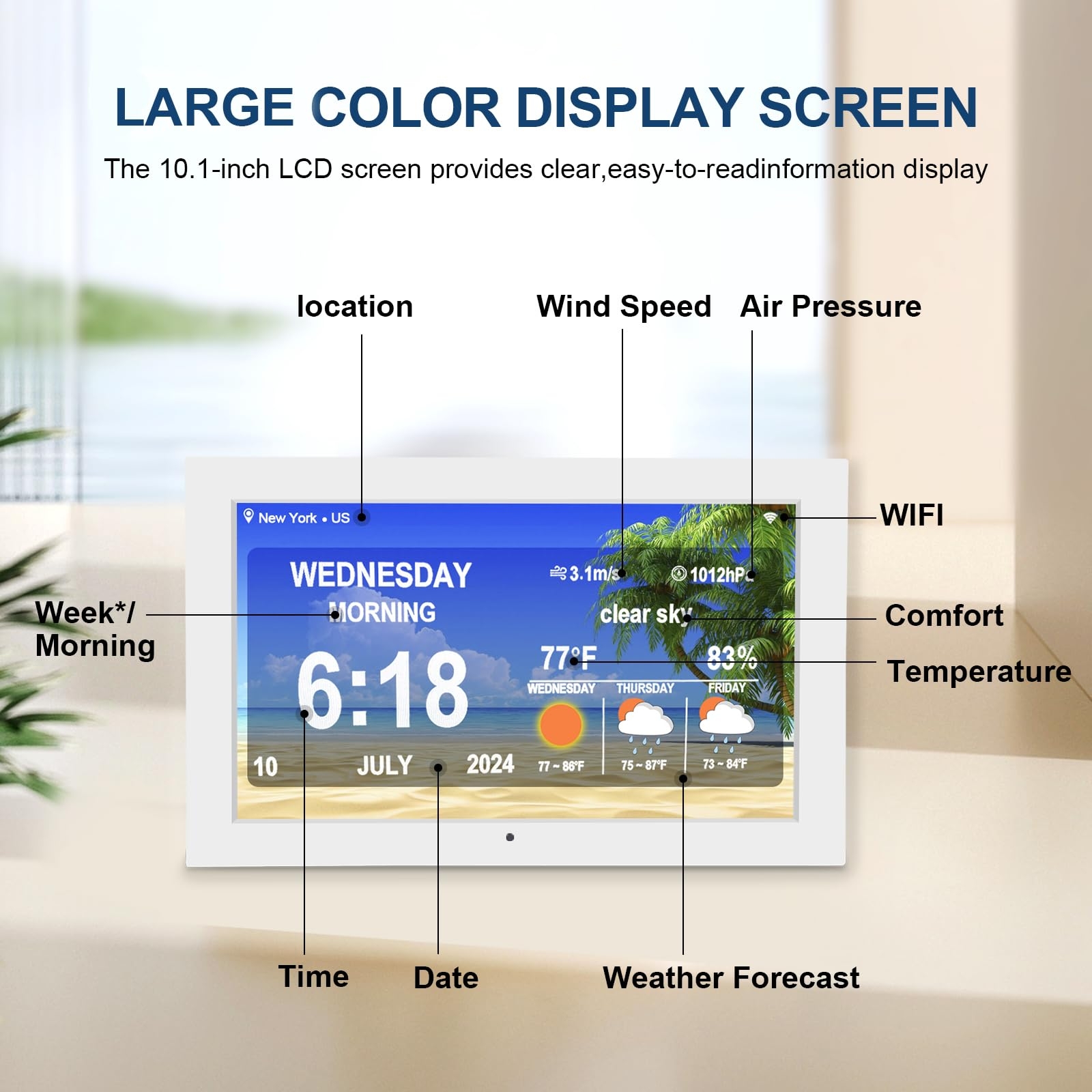Amazon SVLIBO 2025 New Year s Calendar 10 1 Inch Wifi Family 
