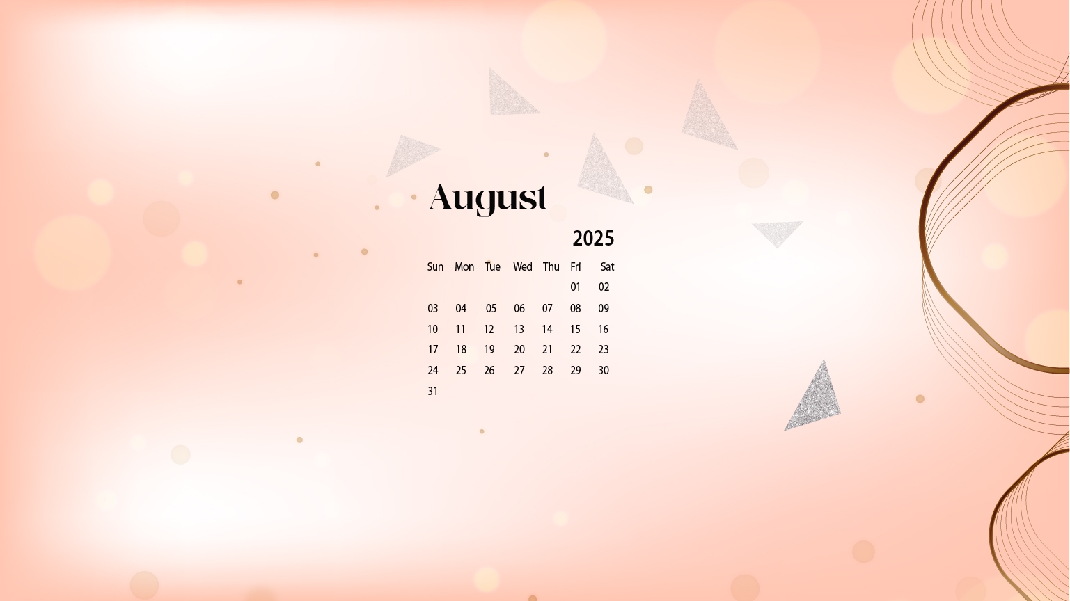 August 2025 Desktop Wallpaper Calendar CalendarLabs