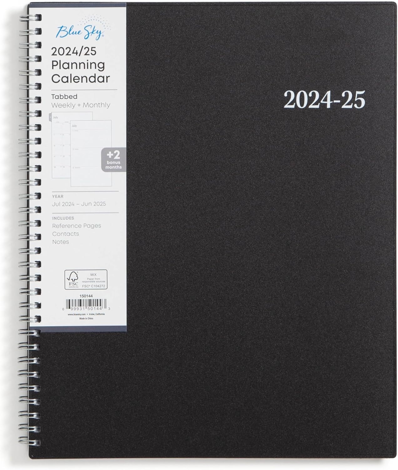 Blue Sky 2024 2025 Academic Year Weekly And Monthly Planner July 2024 June 2025 8 5 X 11 Flexible Cover Wirebound Enterprise 150144