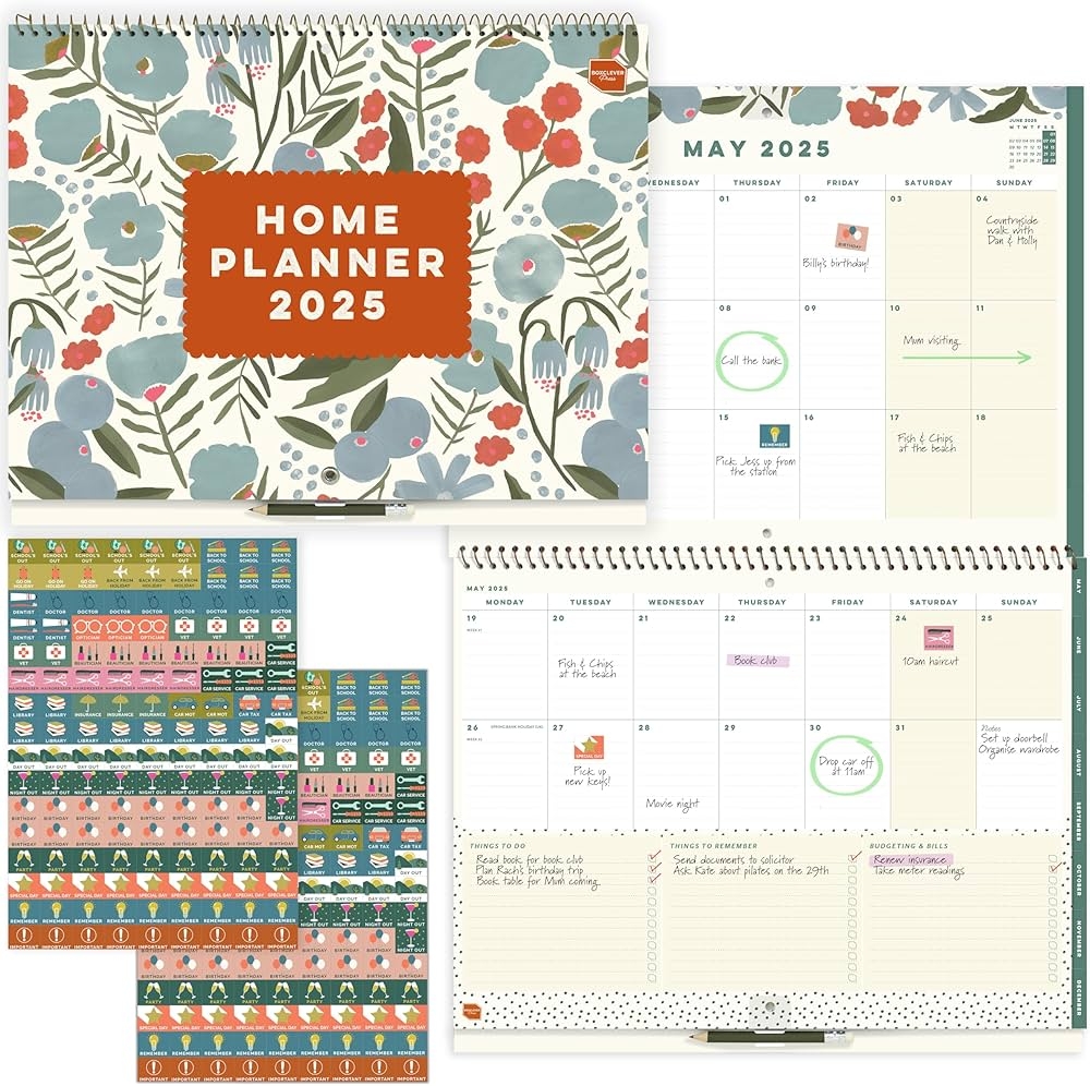 Boxclever Press Home Planner 2024 2025 Large Family Calendar 2024 25 For Busy Homes 16 Month Wall Calendar 2024 25 Runs Sept 24 Dec 25 Academic Calendar 2024 2025 With Lists U0026 Stickers Amazon nl Stationery U0026 Office Supplies