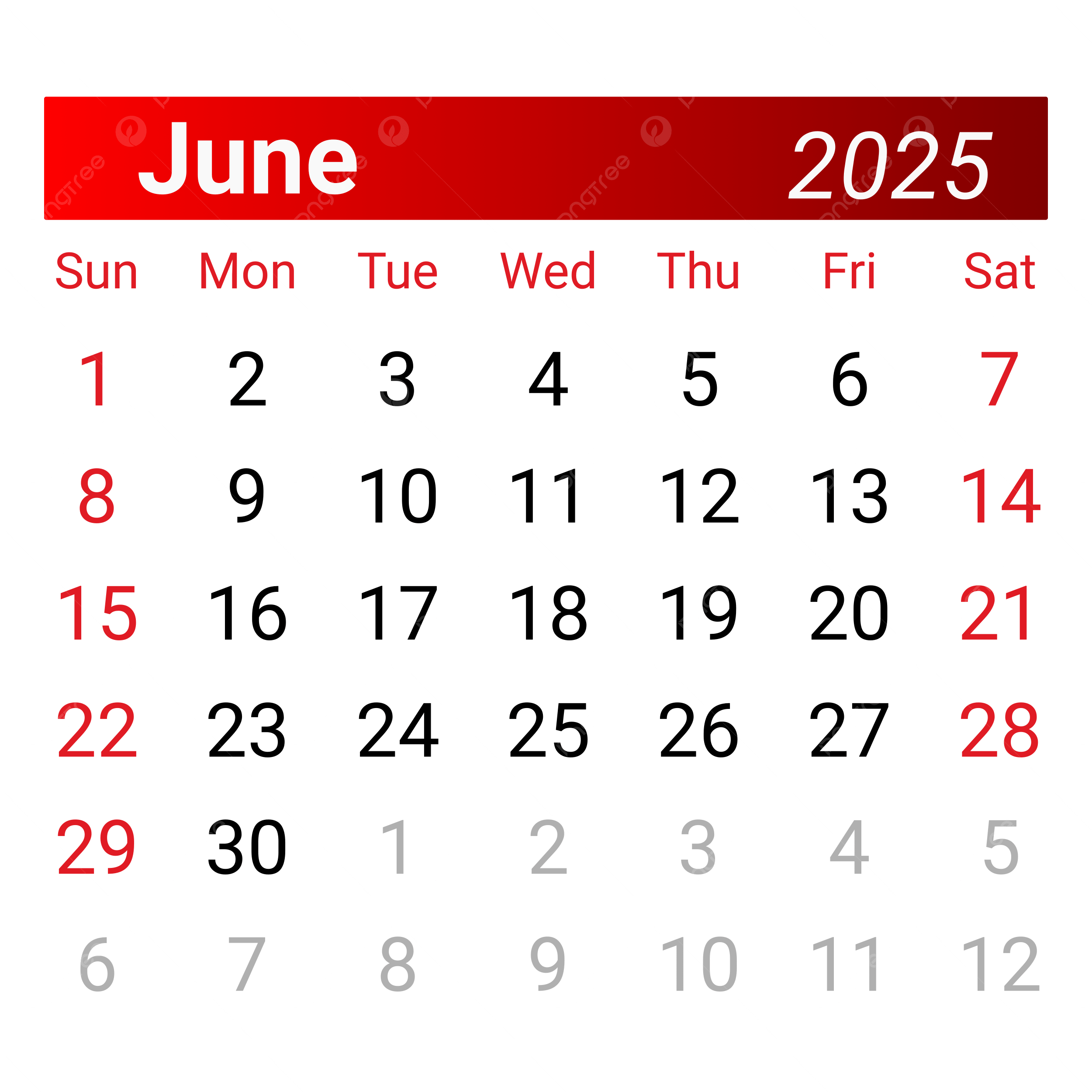 2nd Week Of June 2025 Calendar