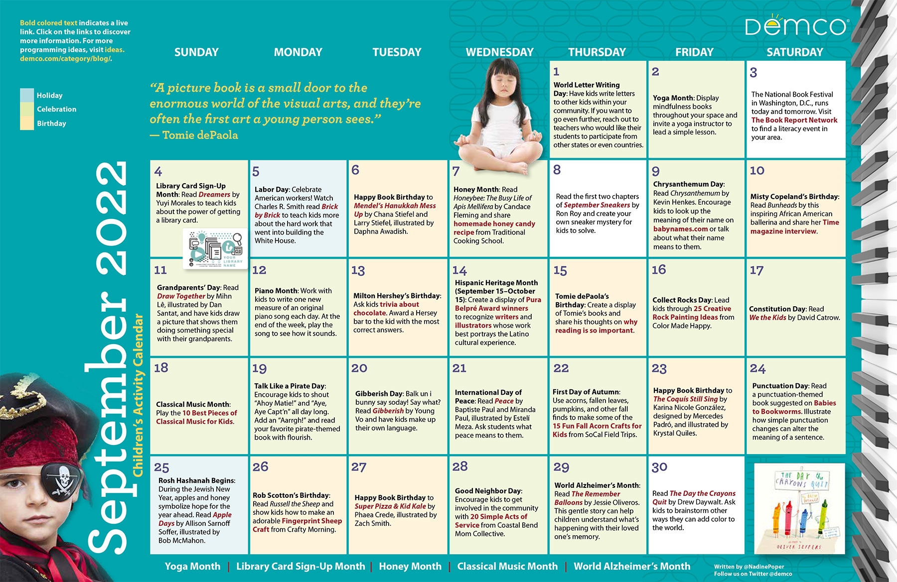 Demco Calendar September 2025