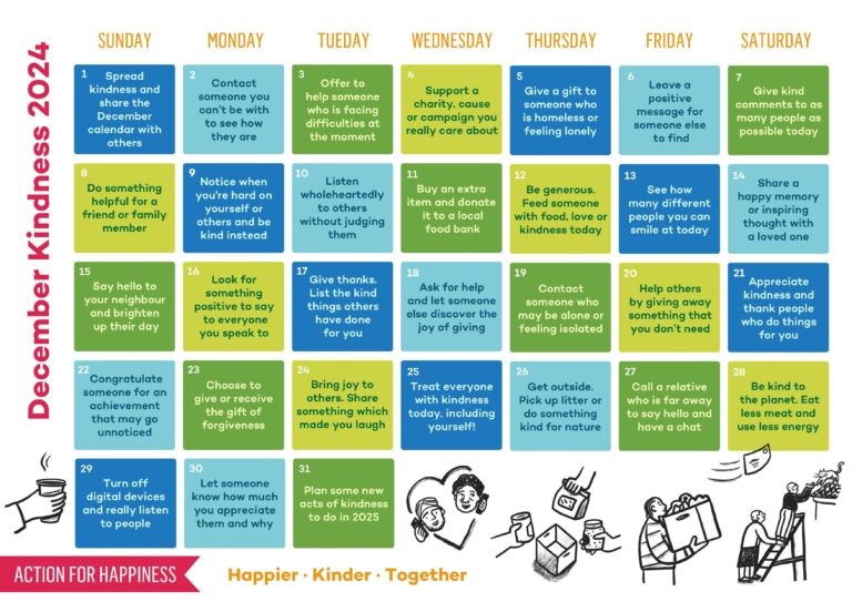 Do Good December Action For Happiness