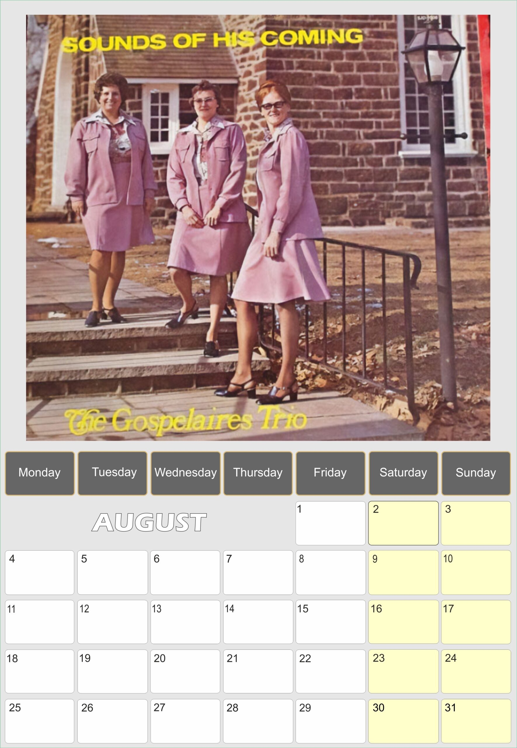 Dull Album Covers 2025 Wall Calendar 