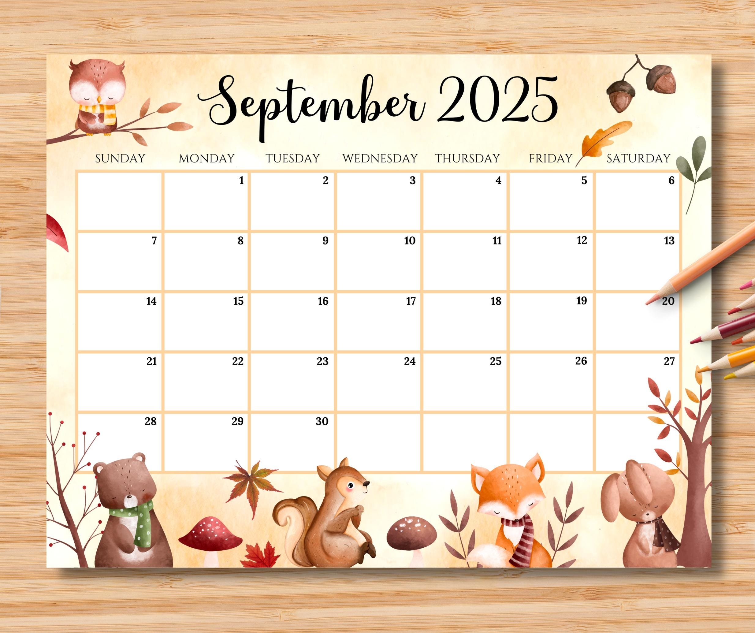 October 2023 - September 2025 Calendar