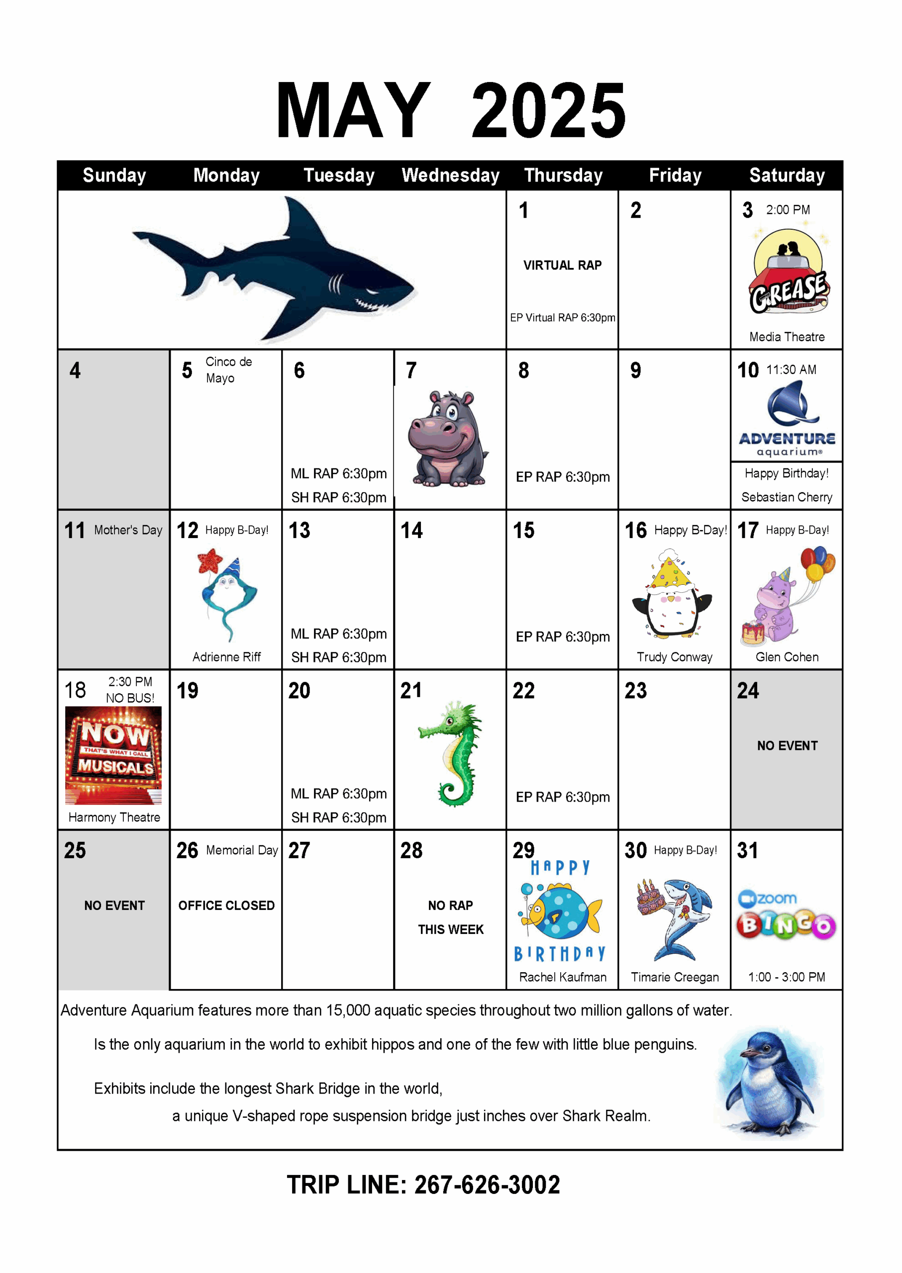 Calendar Events For June 2025