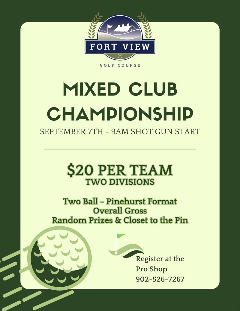 Events Fort View Golf Course