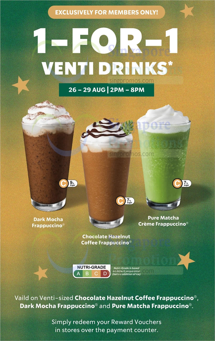 EXPIRED Starbucks Singapore Has 1 for 1 Offer On Selected Venti Beverages From 26 29 Aug 2024