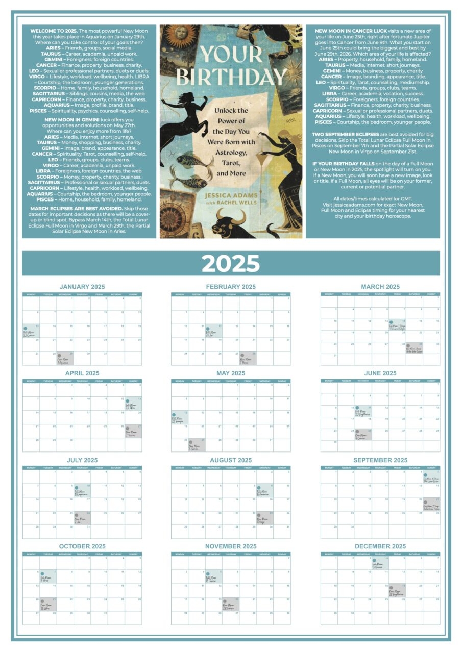 Astrological Calendar August 2025
