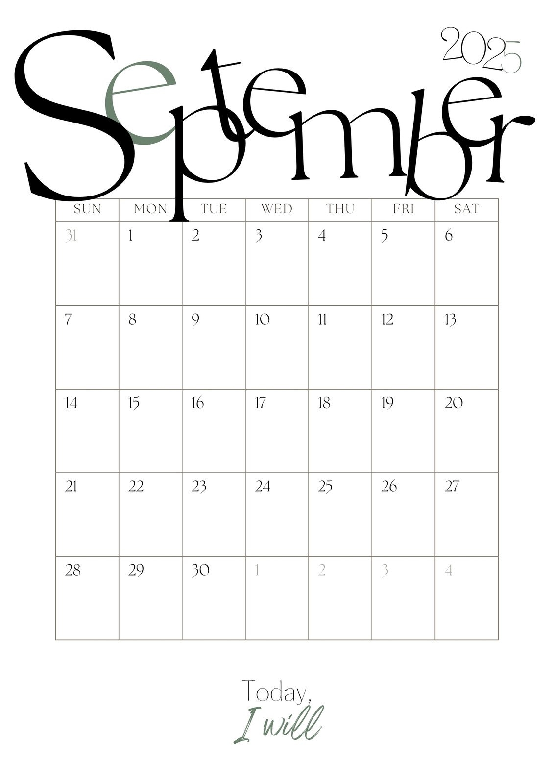 Free And Customizable September Templates