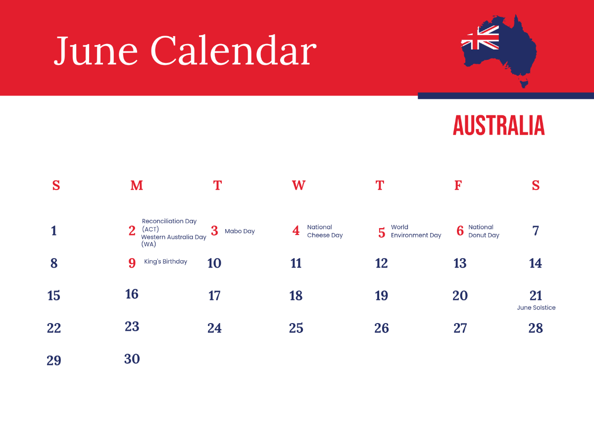 Free June 2025 Calendar Templates To Edit Online