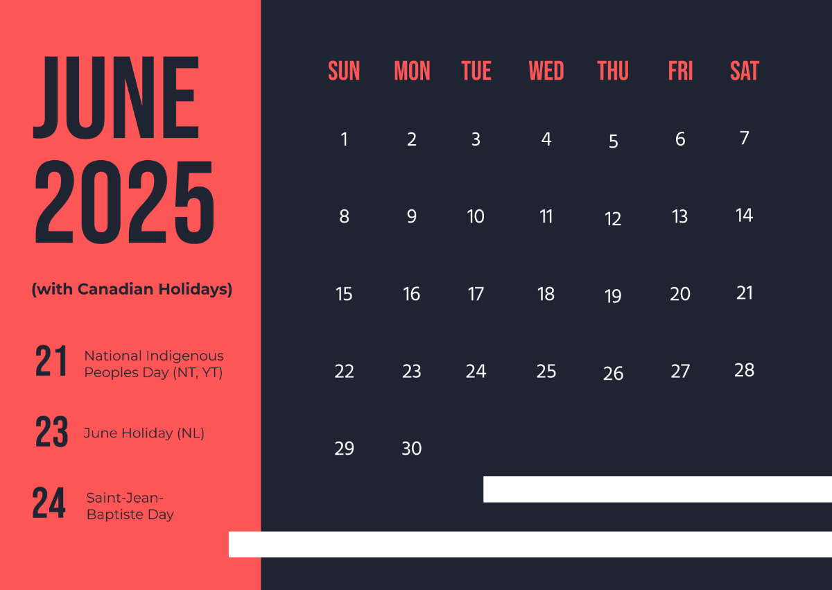 Free June 2025 Calendar Templates To Edit Online