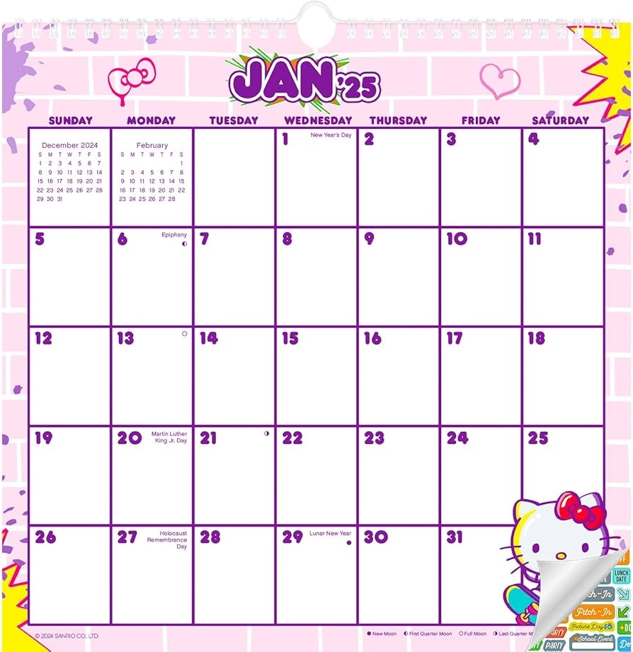 Hello Kitty Calendar September 2025