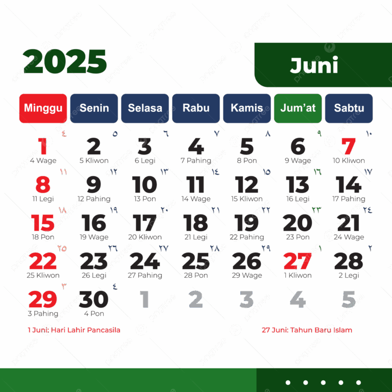 Hijri Calendar June 2025 Complete Vector Download 2025 Hijri Calendar June Complete Calendar PNG And Vector With Transparent Background For Free Download