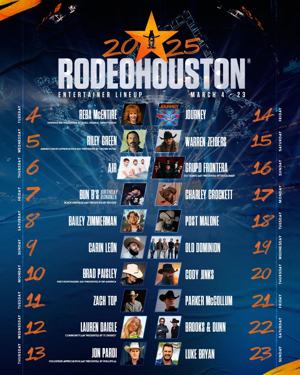 Houston Rodeo 2025 Lineup Tickets U0026 Dates