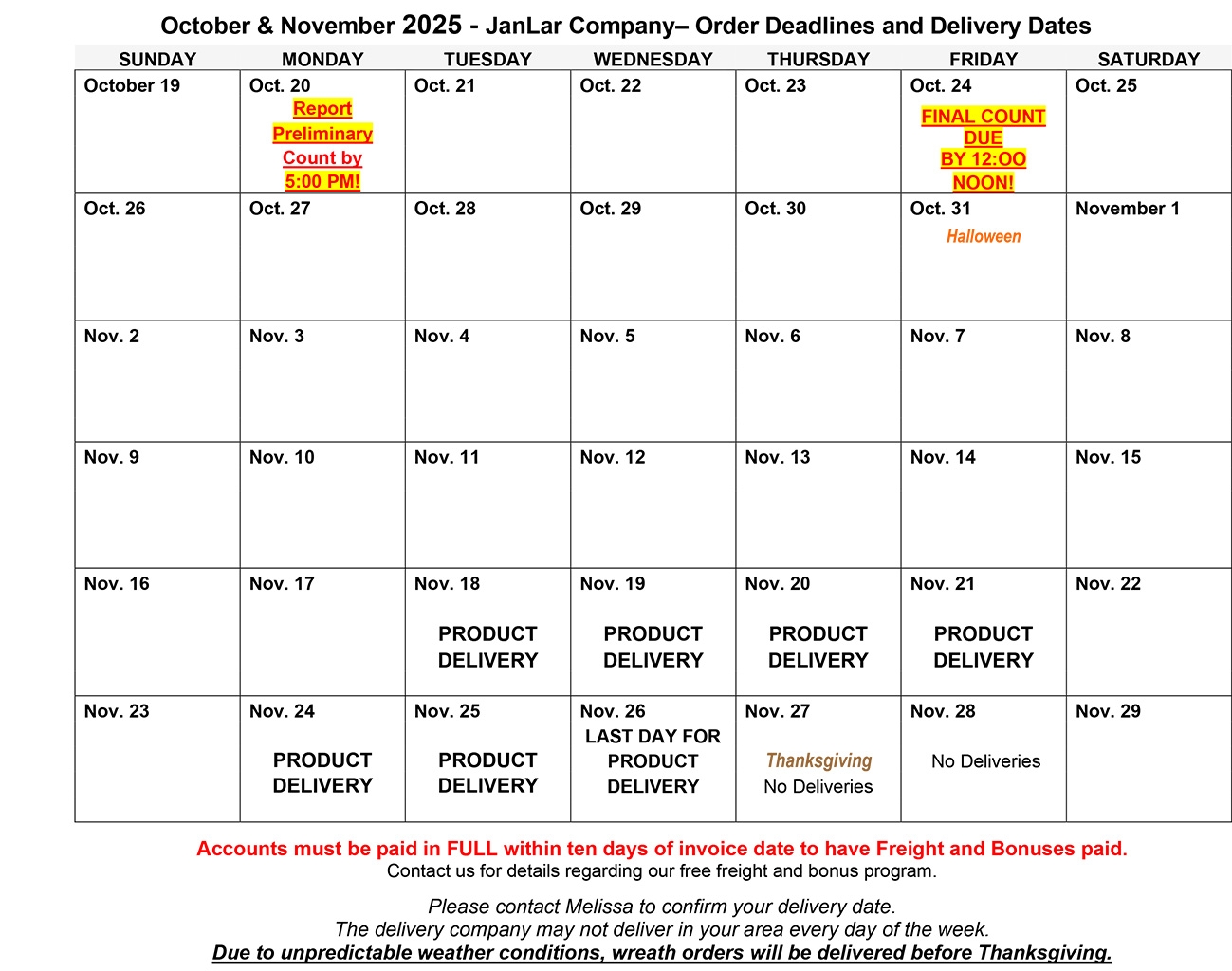 JanLar Calendar 2025 JanLar Wreaths JanLar Calendar 2025 JanLar Wreaths