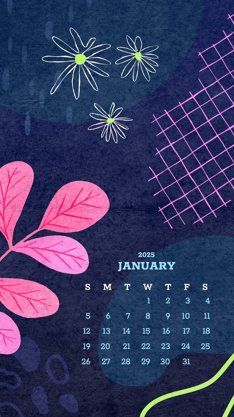 June 2025 Calendar Colorful Illustration Free Photo Illustration Rawpixel
