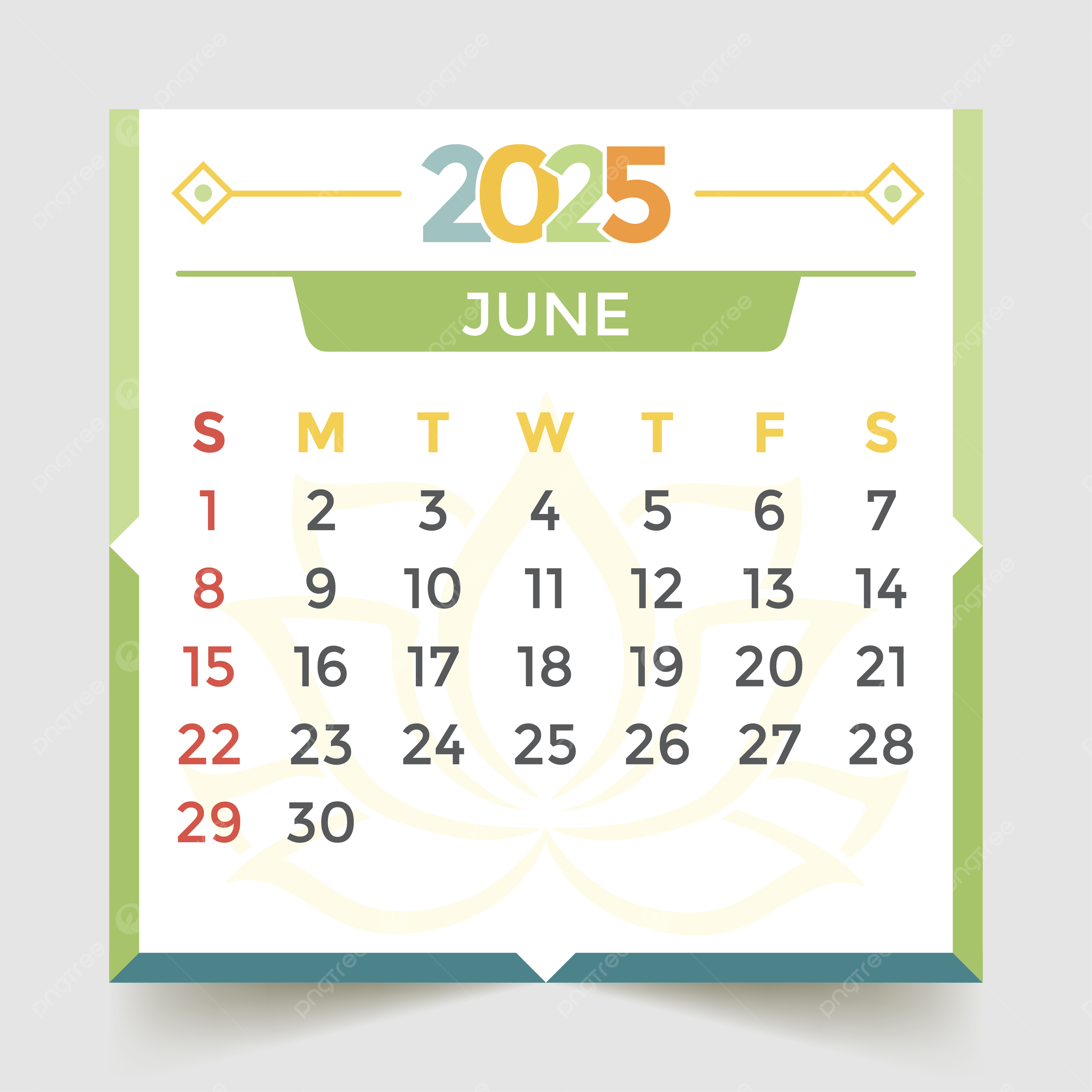 June 2025 Powerpoint Calendar