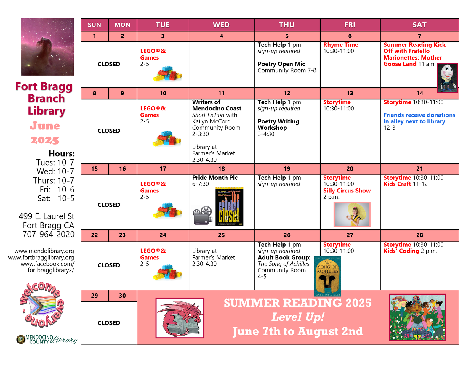 Event Calendar For June 2025