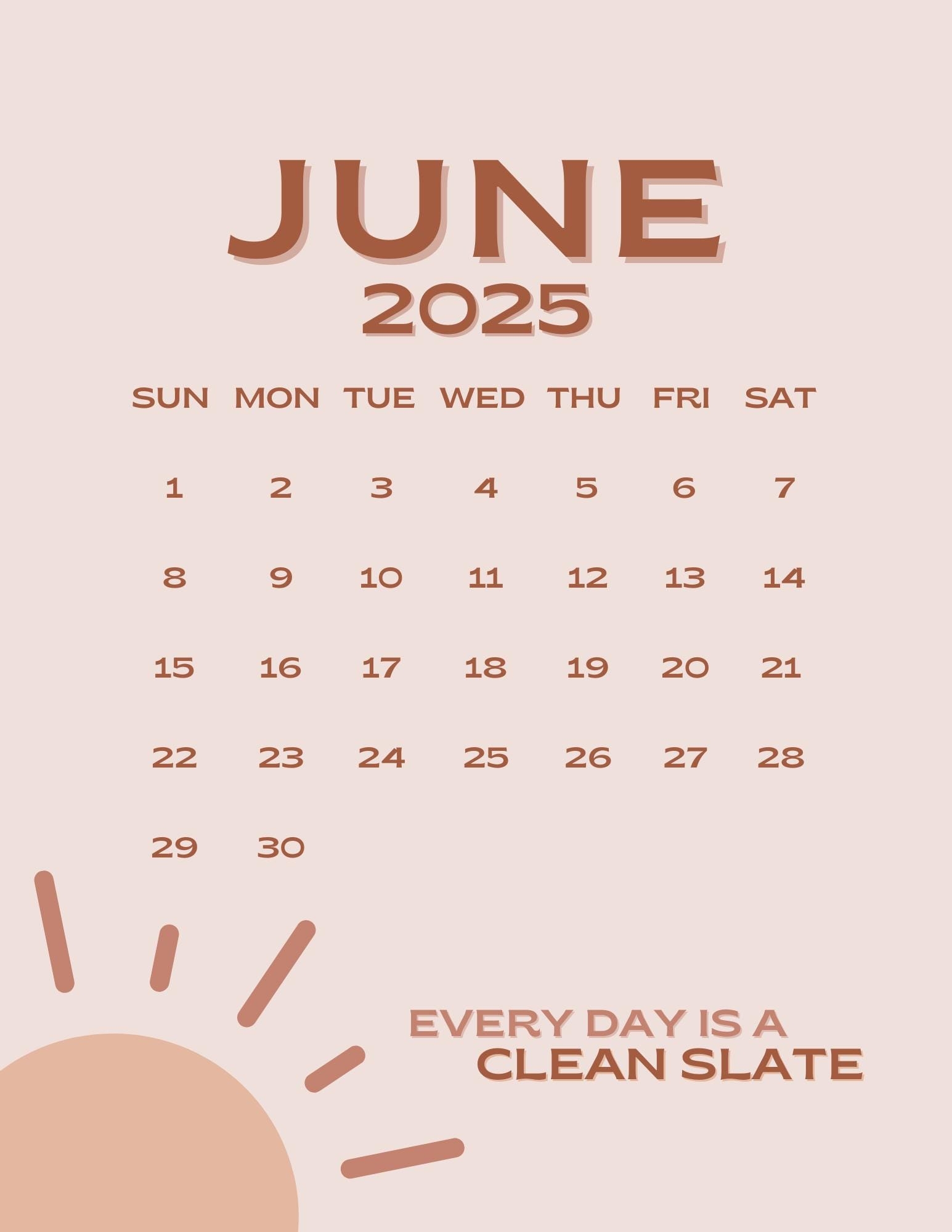 Scotus Calendar June 2025