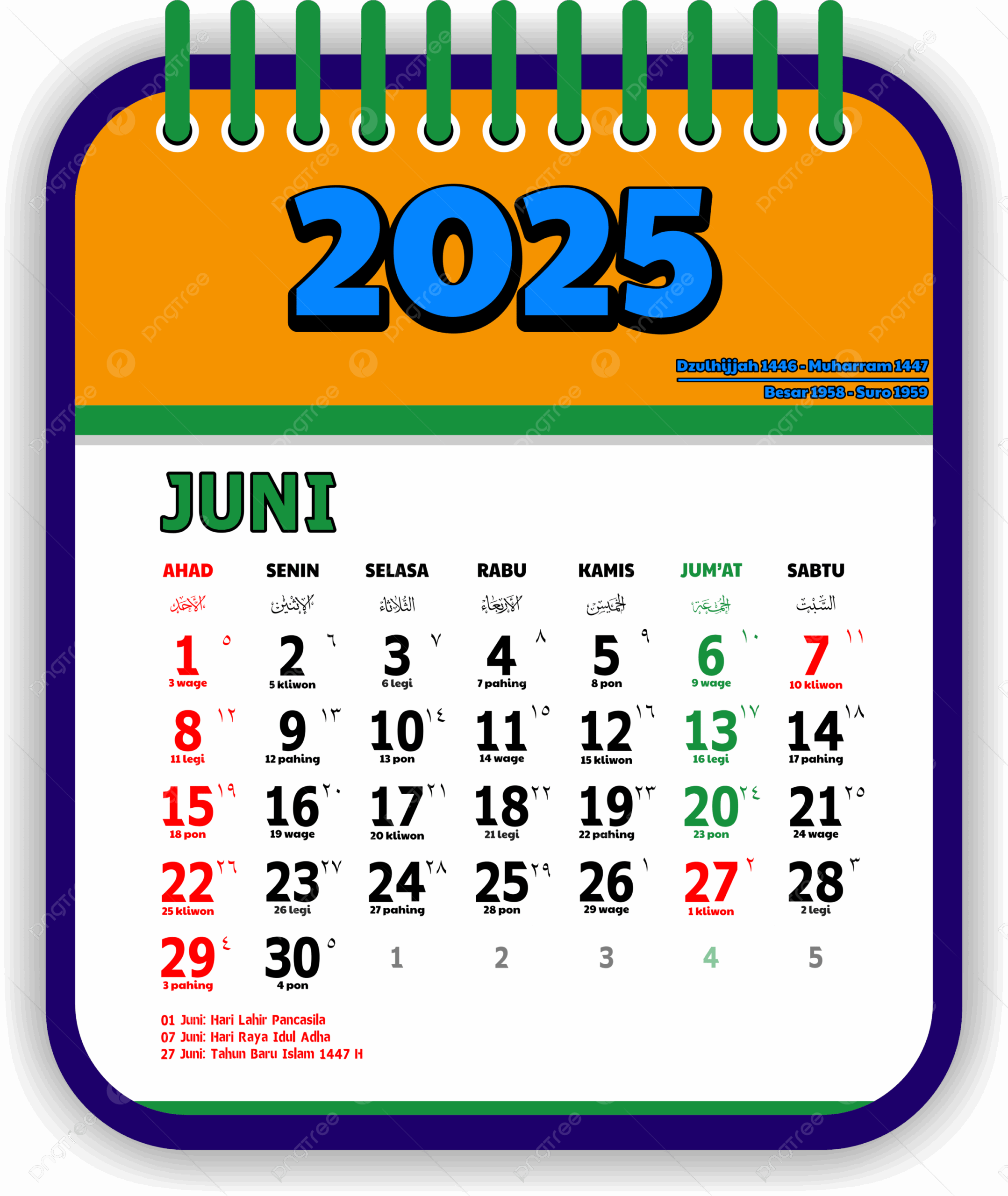June 2025 Economic Calendar