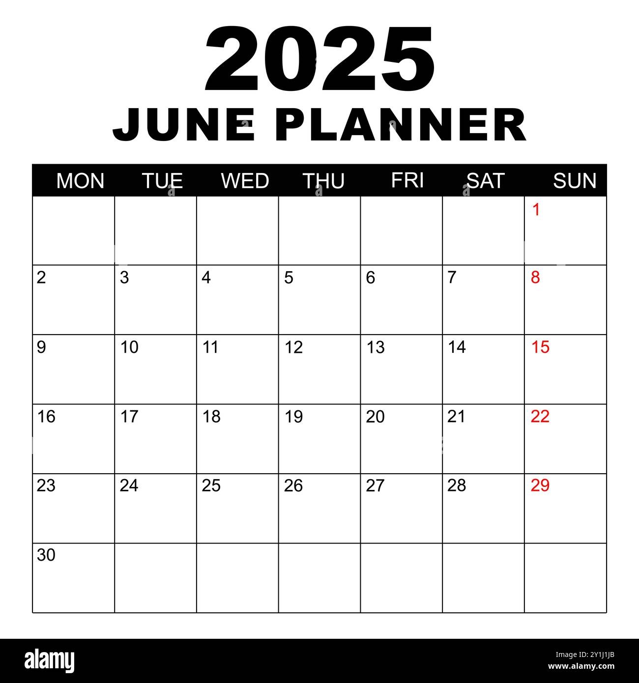 June 2025 Work Calendar