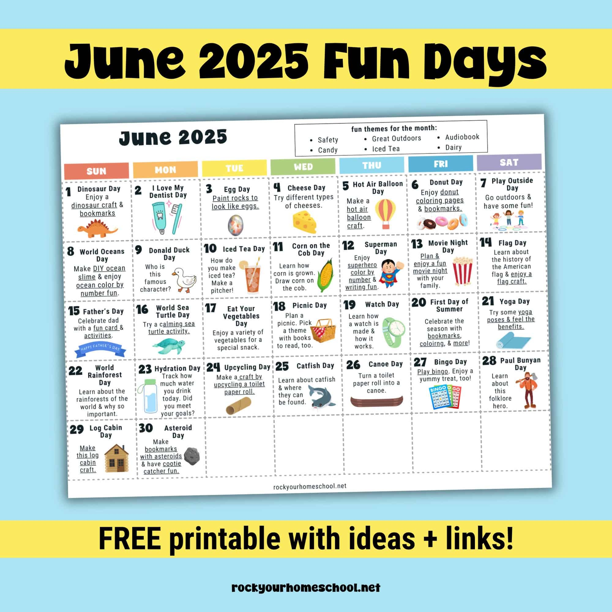 National Calendar Day June 2025